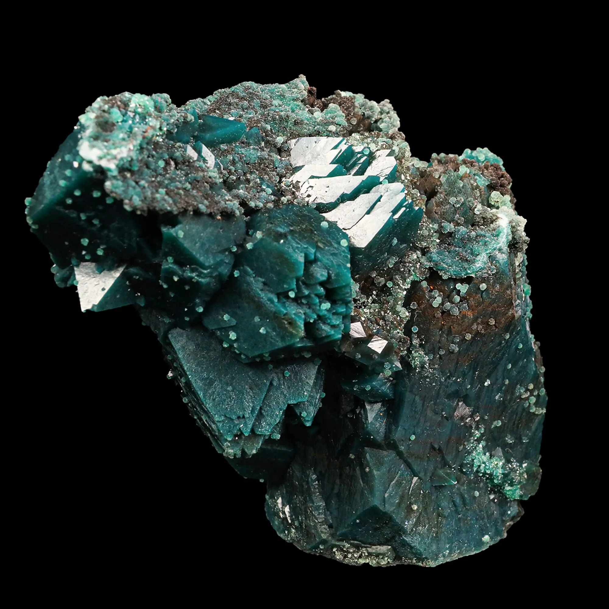 Marshy Apophyllite with Chalcedony Natural Mineral Specimen - image 6