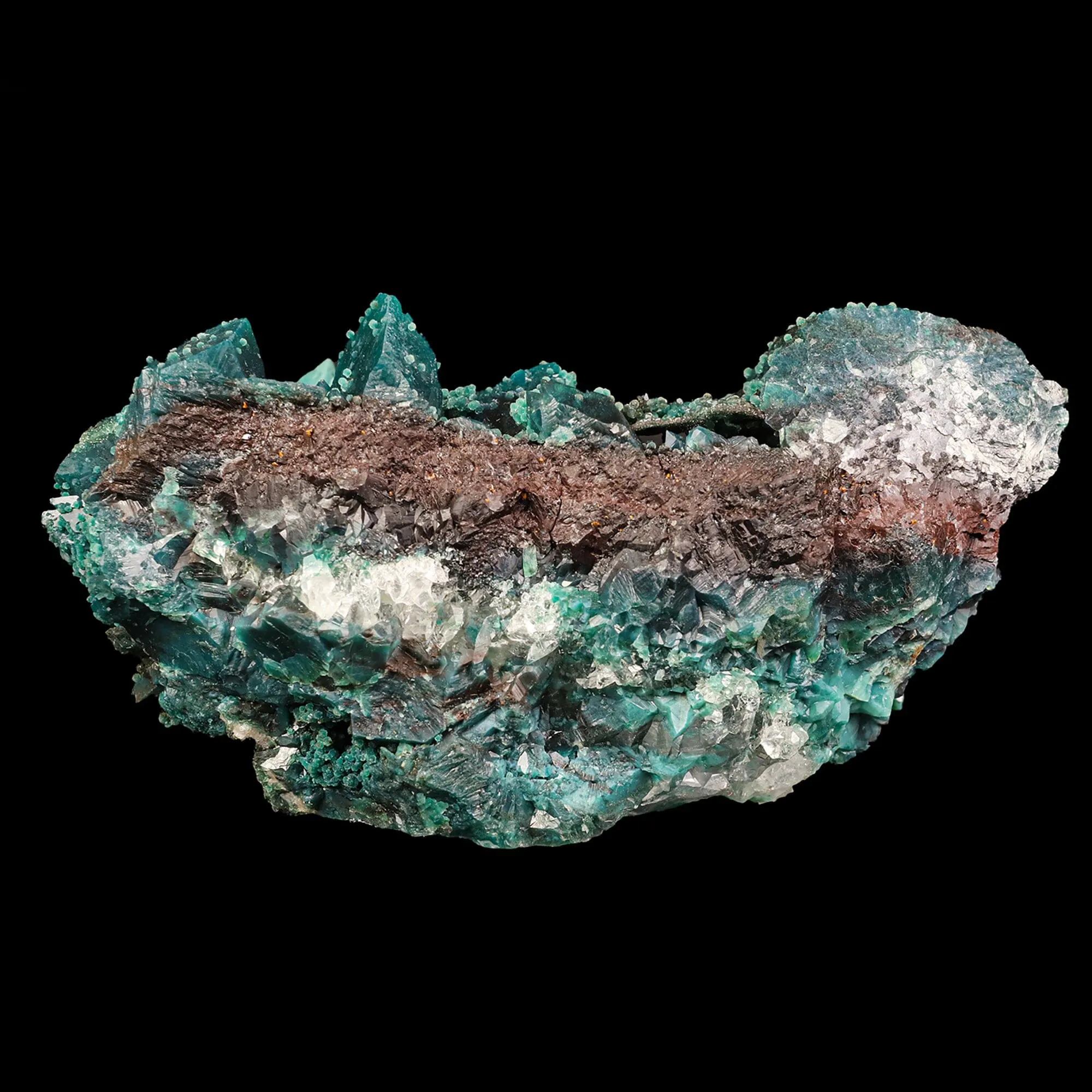 Marshy Apophyllite with Chalcedony Natural Mineral Specimen - image 4