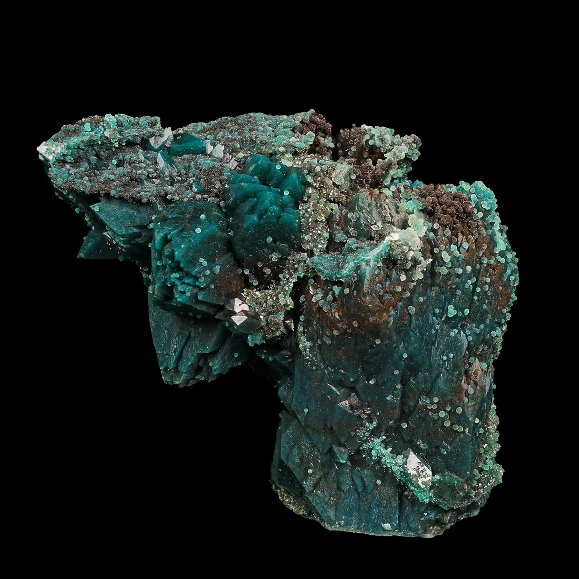 Marshy Apophyllite with Chalcedony Natural Mineral Specimen - image 1