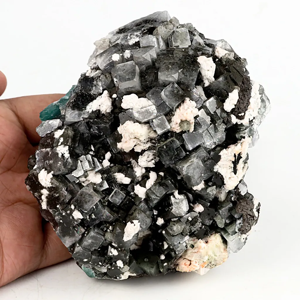 Marshy Apophyllite with Heulandite Natural Mineral Specimen - image 5