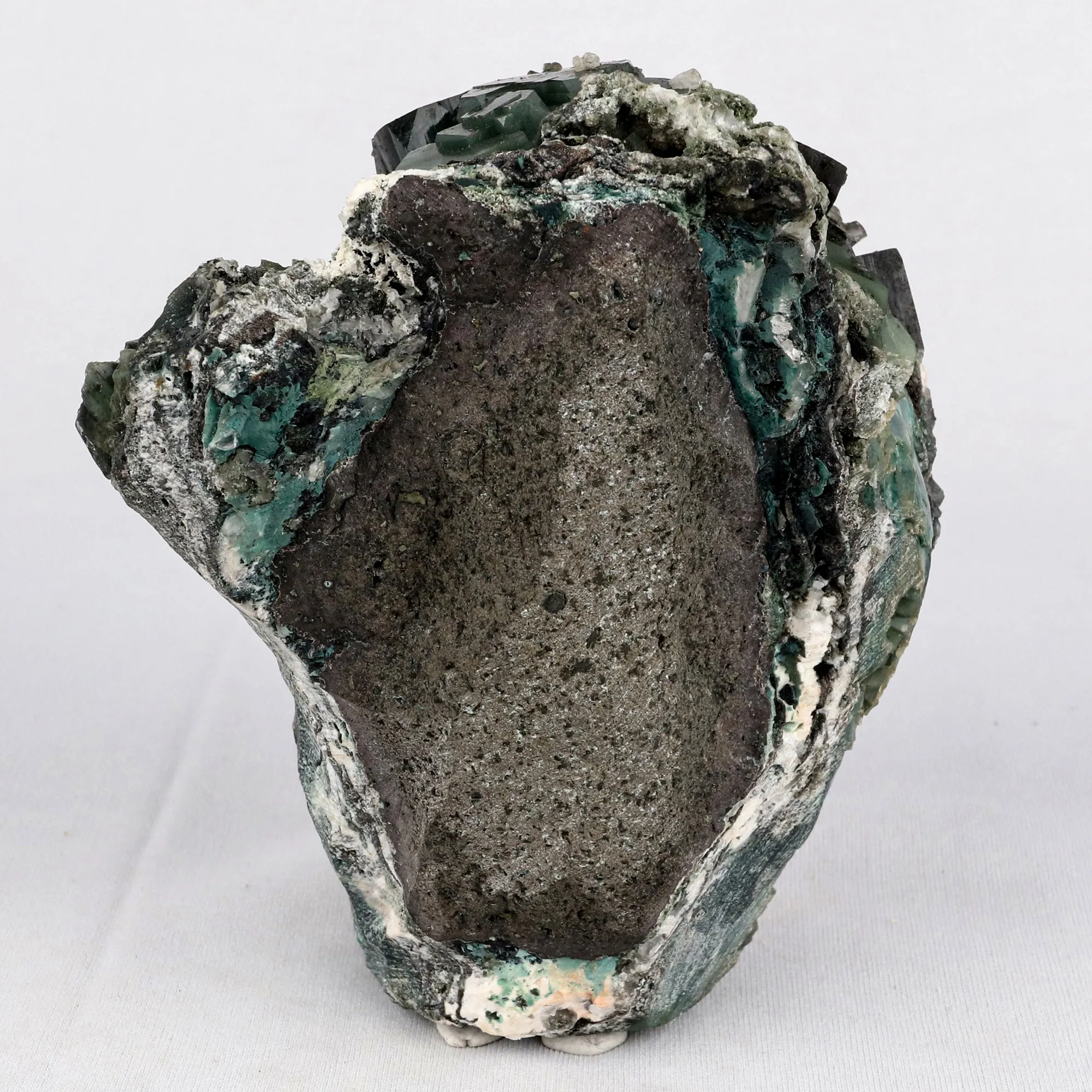 Marshy Apophyllite with Heulandite Natural Mineral Specimen - image 4