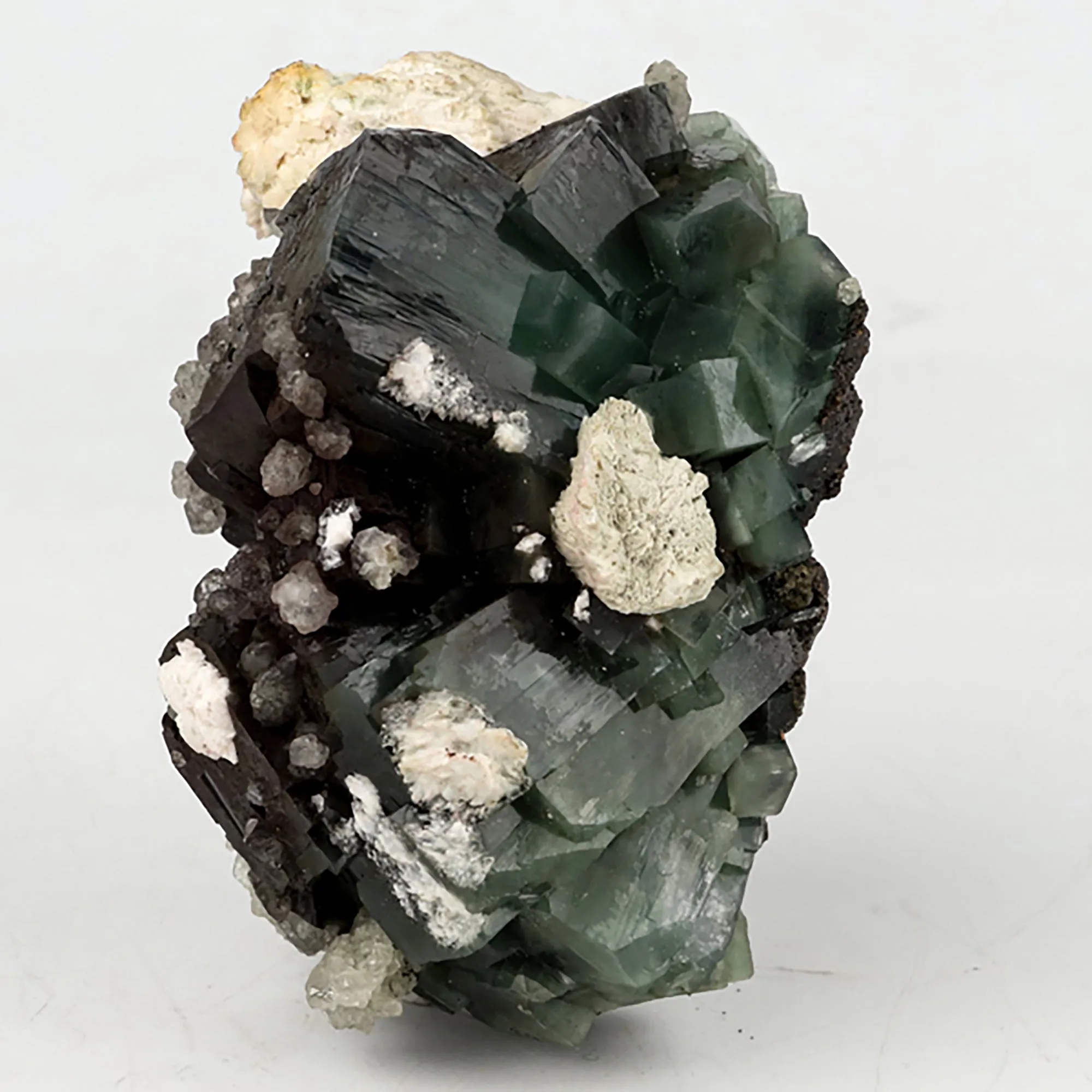 Marshy Apophyllite with Heulandite Natural Mineral Specimen - image 3
