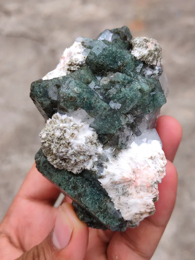 Marshy Apophyllite With Laumontite. From India - image 6
