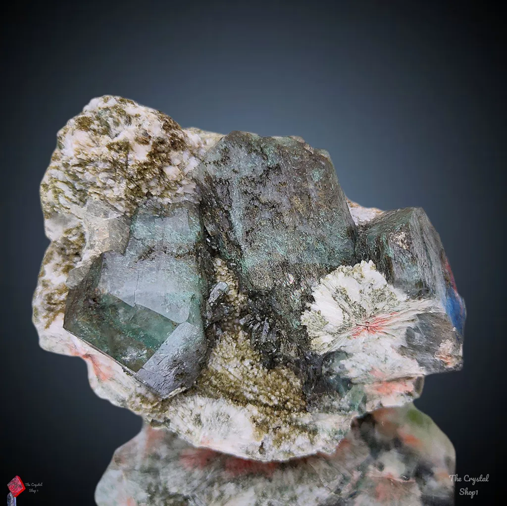 Marshy Apophyllite With Laumontite  Natural Mineral specimen image