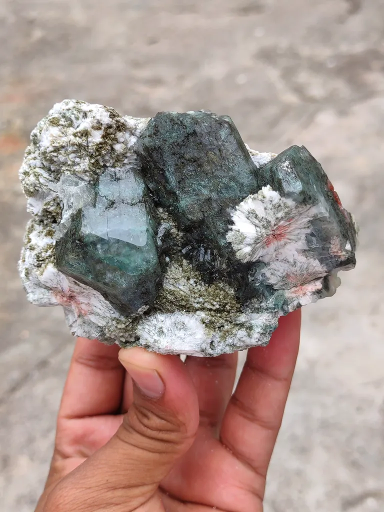 Marshy Apophyllite With Laumontite Natural Mineral specimen - image 2