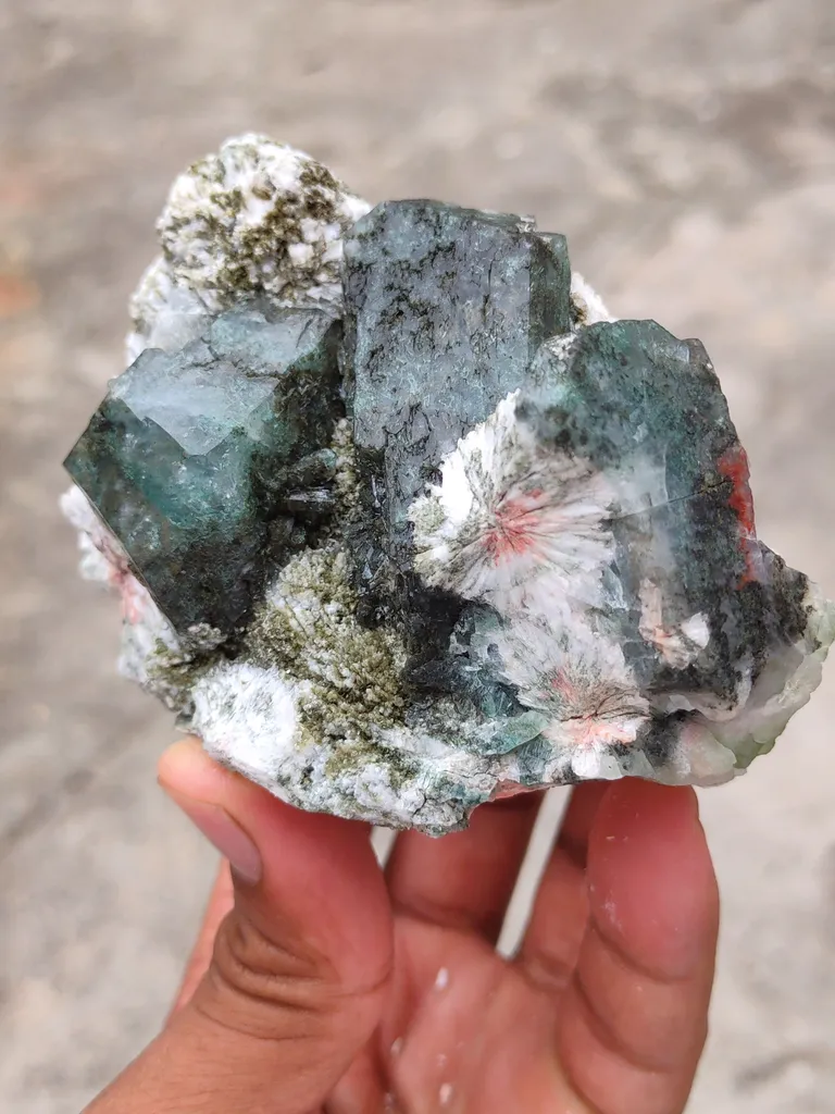 Marshy Apophyllite With Laumontite Natural Mineral specimen - image 8