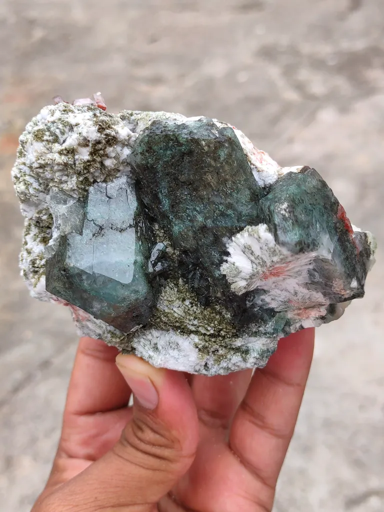 Marshy Apophyllite With Laumontite Natural Mineral specimen - image 4