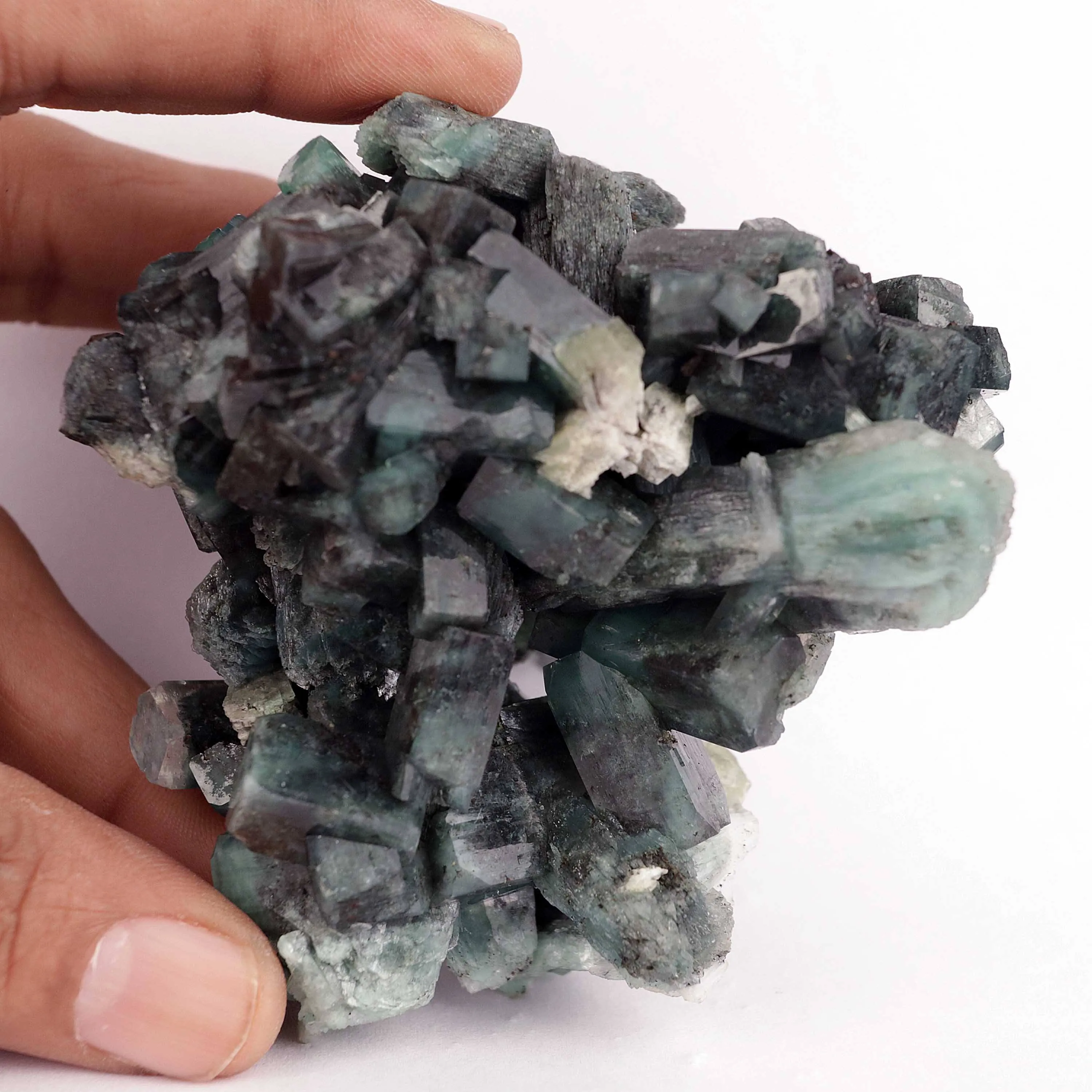 Marshy Apophyllite with Stilbite Natural Mineral Specimen - image 4