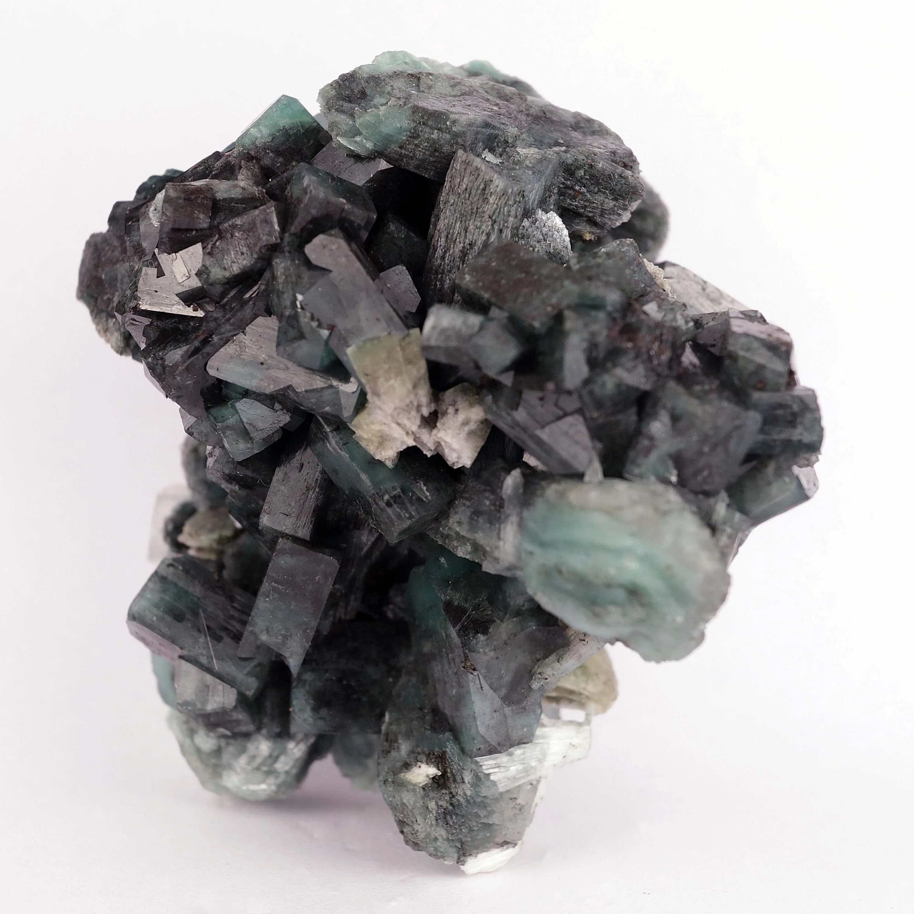 Marshy Apophyllite with Stilbite Natural Mineral Specimen - image 3