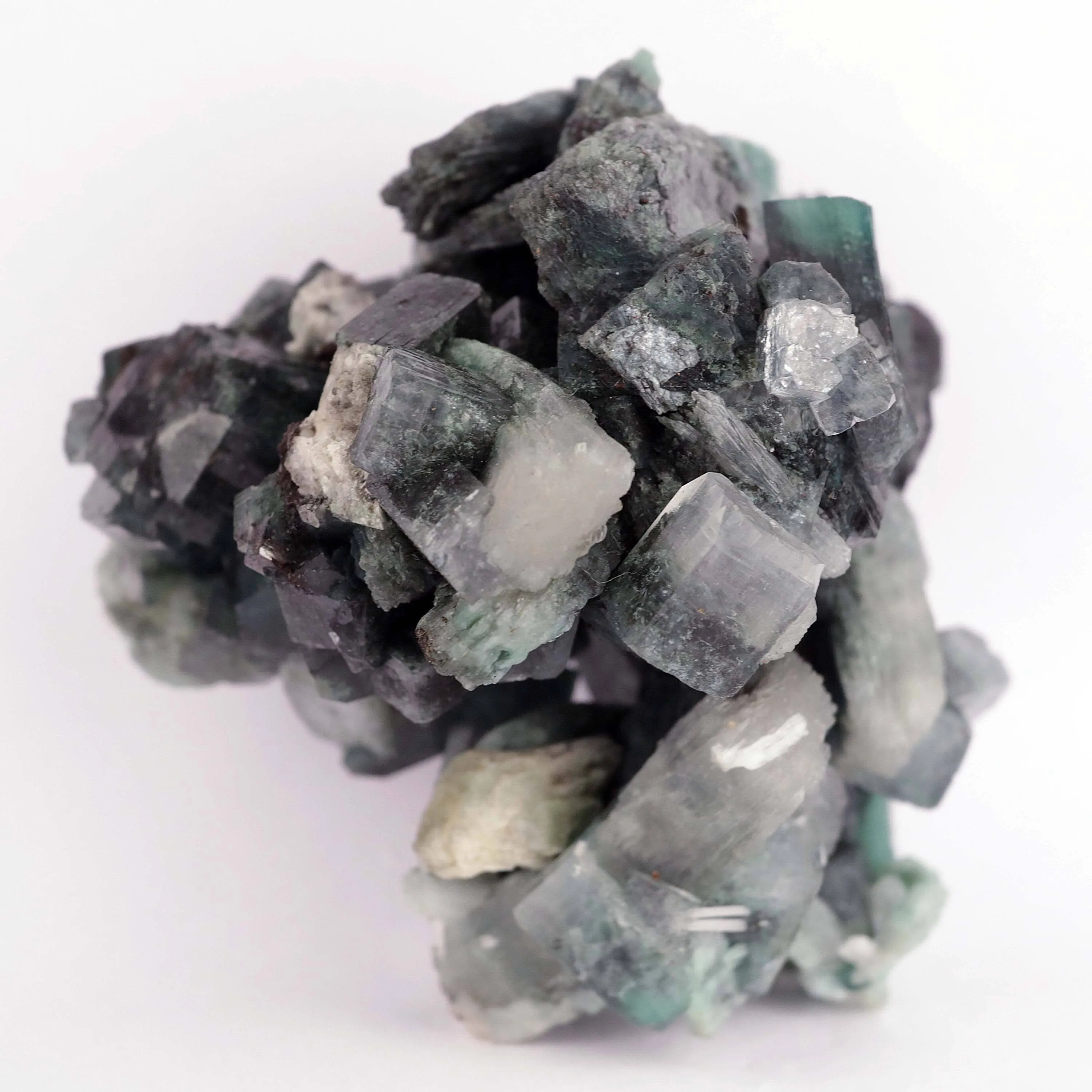 Marshy Apophyllite with Stilbite Natural Mineral Specimen - image 5