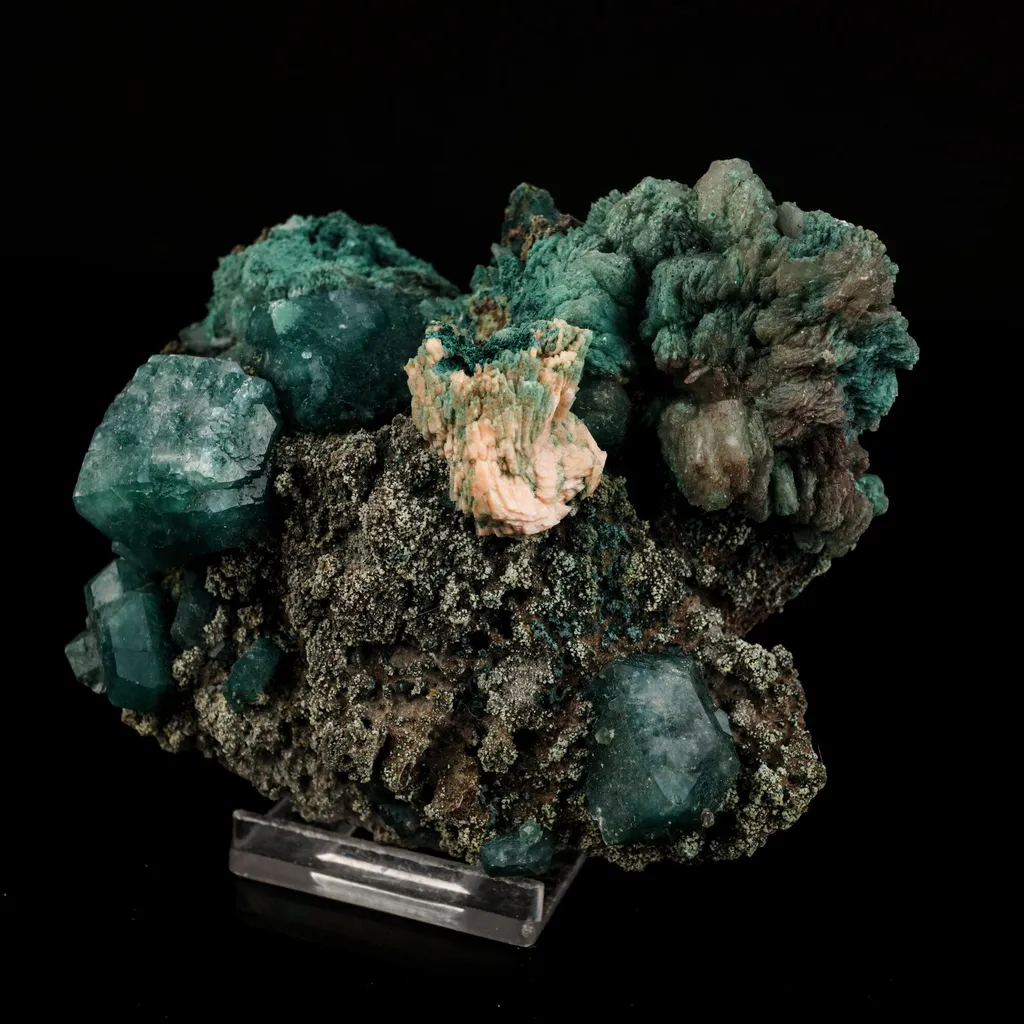Marshy Apophyllite with Stilbite  Natural Mineral Specimen - image 2