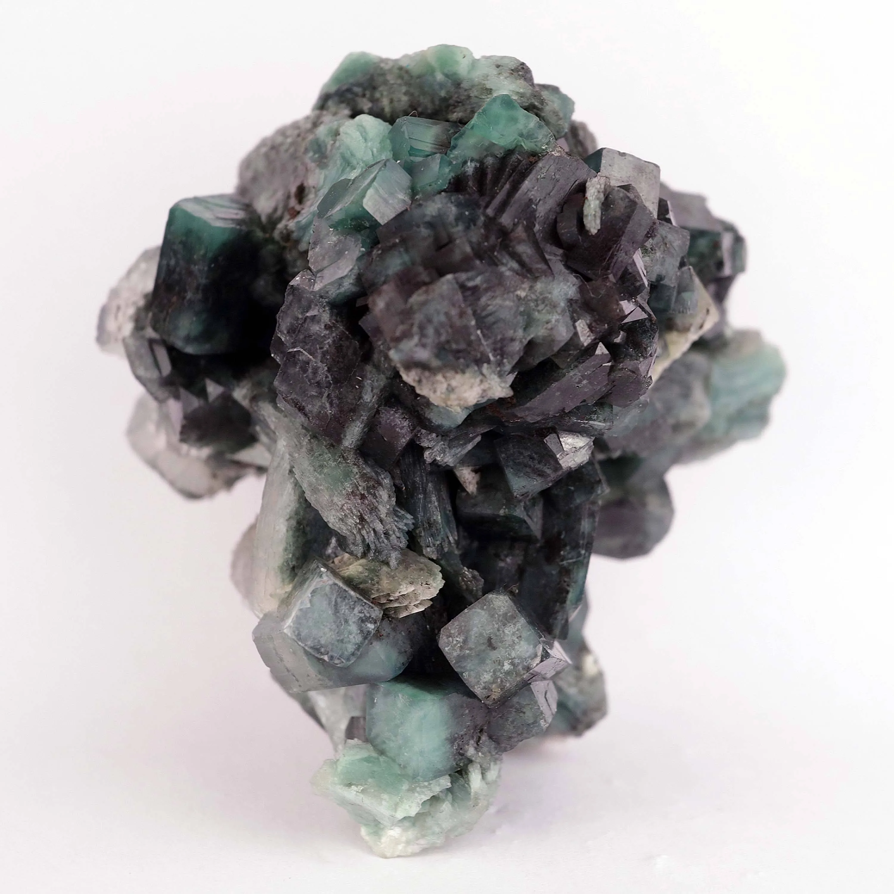 Marshy Apophyllite with Stilbite Natural Mineral Specimen - image 2