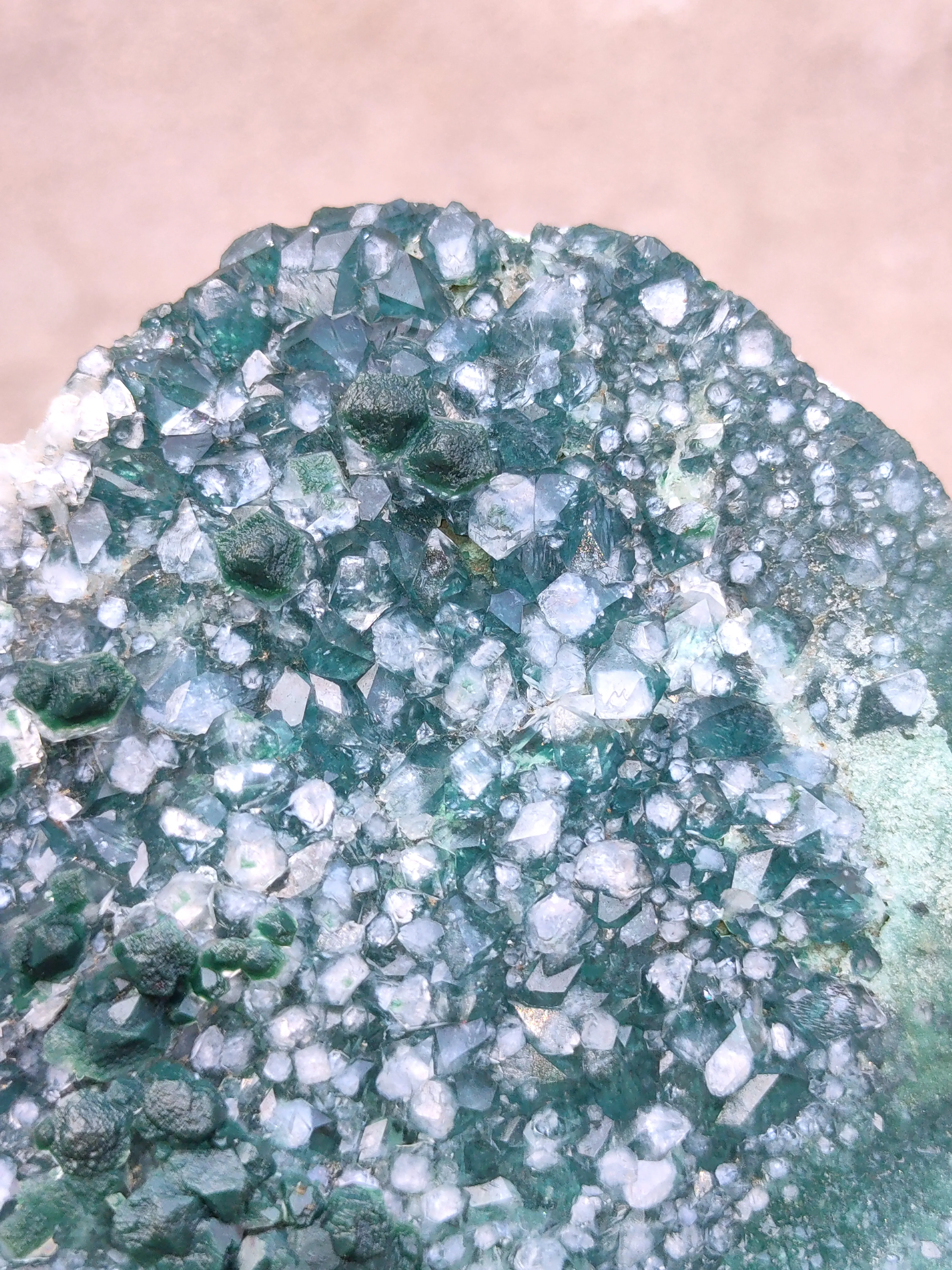 Marshy Celedonite Green Apophyllite - image 3