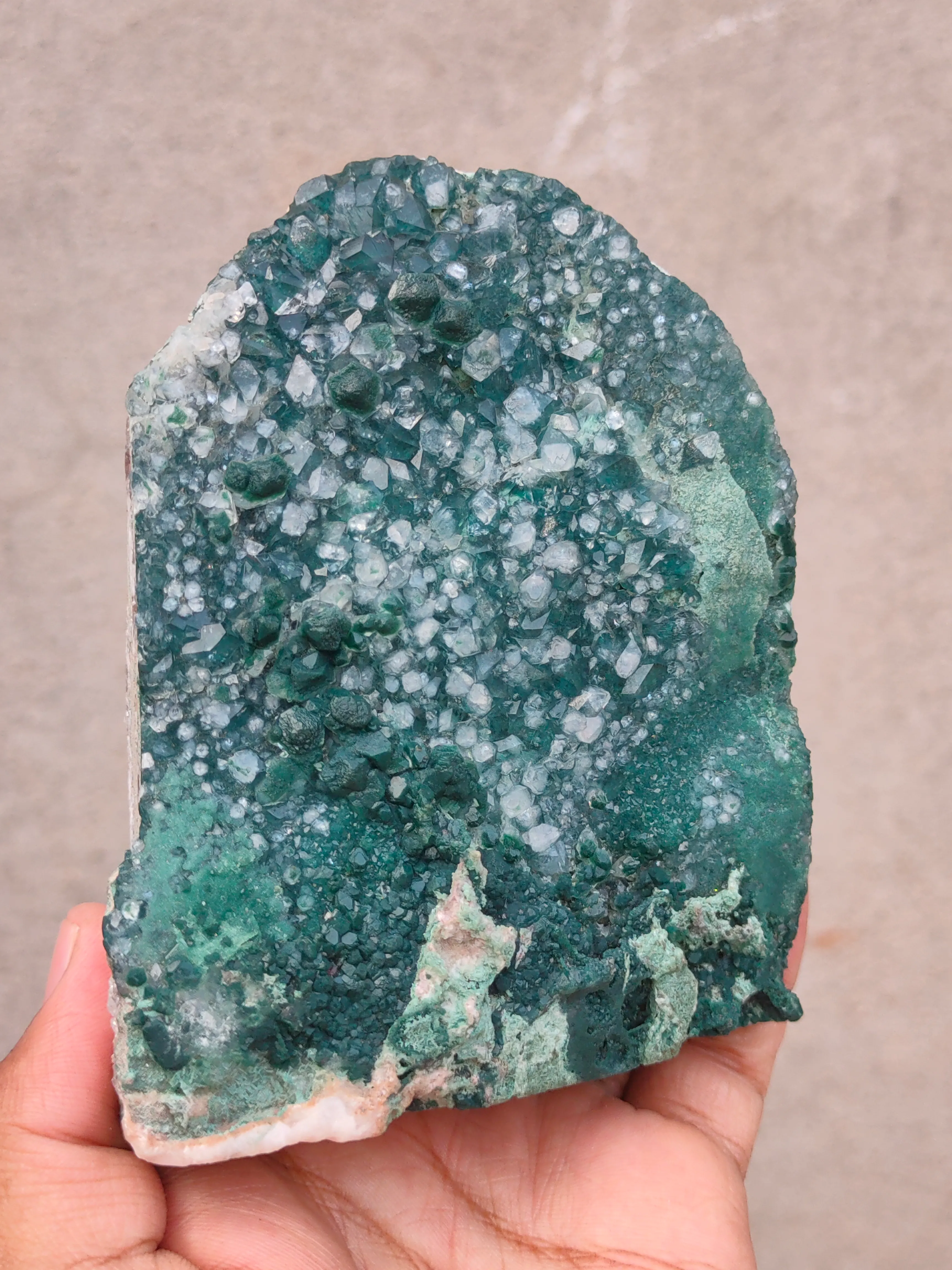 Marshy Celedonite Green Apophyllite - image 2