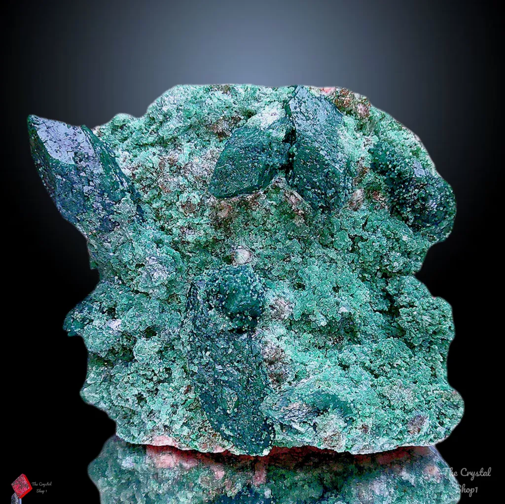 Marshy Celedonite Green Apophyllite Natural Mineral specimen - image 8