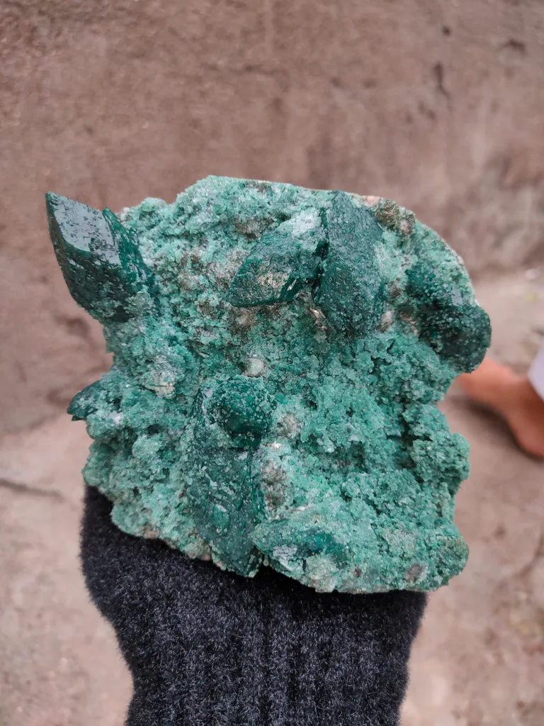 Marshy Celedonite Green Apophyllite Natural Mineral specimen - image 2