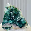 Marshy Disco Apophyllite Flower,  Both Side Minerals Specimen, Front and back. From India - image 1