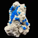 Massive Electric Blue Cavansite on Heulandite – Rare Indian Zeolite Collector Specimen (7 Inch, 4.5 LB) DK93 - image 4