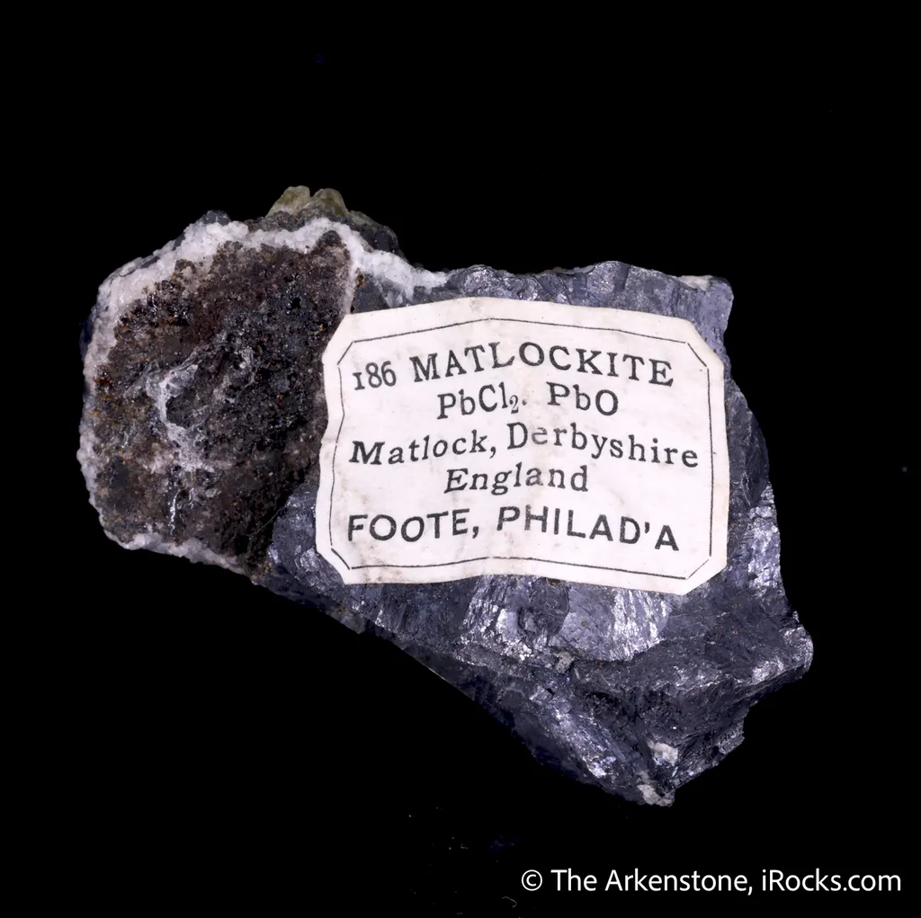 Matlockite (TL) on Galena - image 5