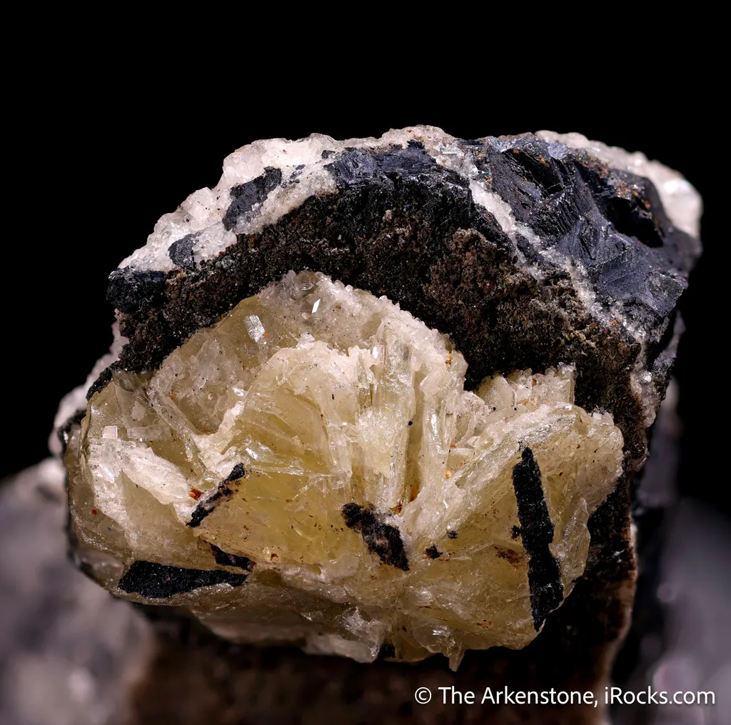 Matlockite (TL) on Galena image