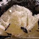 Matlockite (TL) on Galena - image 6