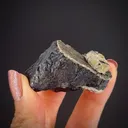 Matlockite (TL) on Galena - image 2