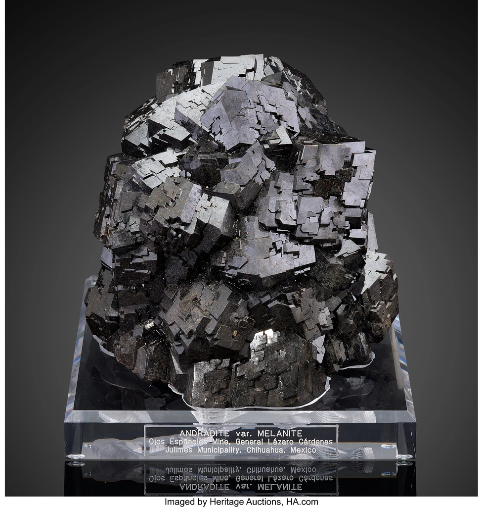 Melanite from Ojos Españoles Mine, Julimes Municipality, Mexico - image 1
