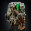 Meseum Grade Natural Emerald Crystal on Matrix Specimen from Afghanistan, Panjshir - image 2