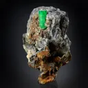 Meseum Grade Natural Emerald Crystal on Matrix Specimen from Afghanistan, Panjshir - image 3