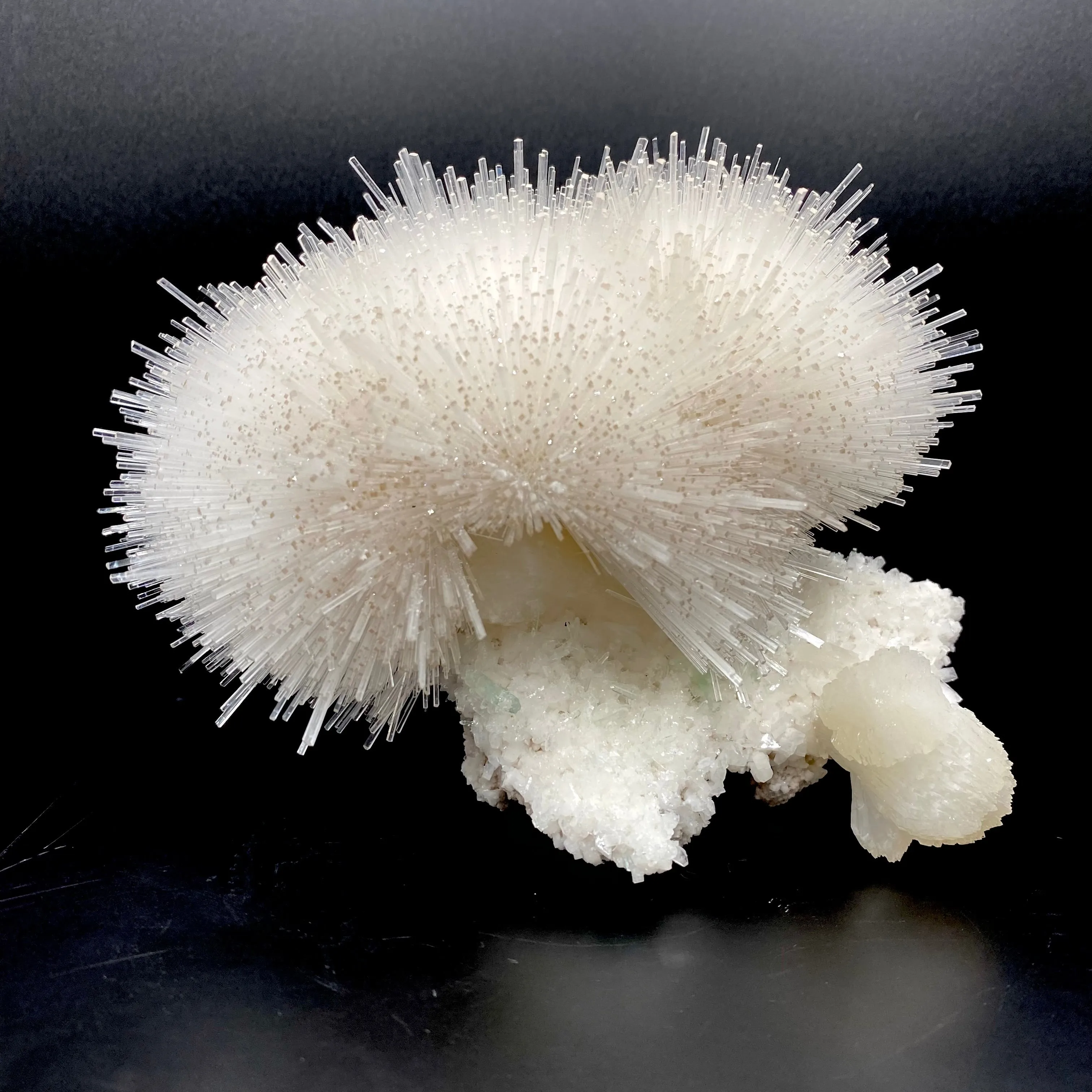 Mesolite, Apophyllite, Stilbite on Mordenite - Natural Mineral Specimen - image 1