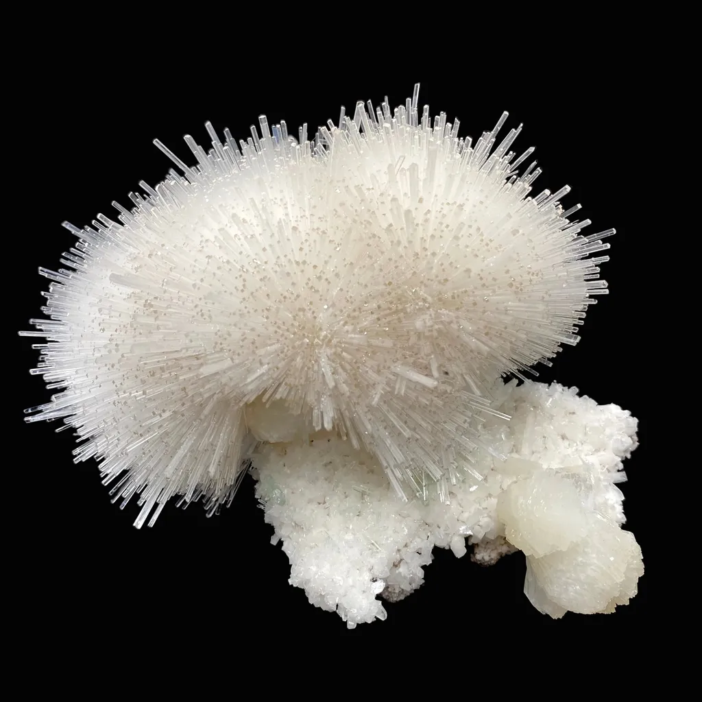 Mesolite, Apophyllite, Stilbite on Mordenite - Natural Mineral Specimen - image 4