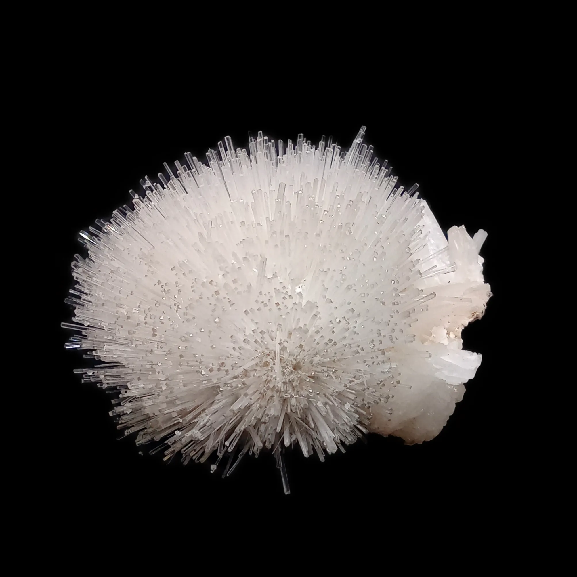 Mesolite from India, Maharashtra, Pune Division, Pune District, Pashan, Pashan quarries - image 1