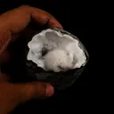Mesolite Inside Chalcedony Geode Natural Mineral Specimen - image 4