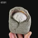 Mesolite Inside MM Quartz Geode Natural Mineral Specimen - image 6