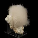 Mesolite on Heulandite Natural Mineral Specimen - image 3