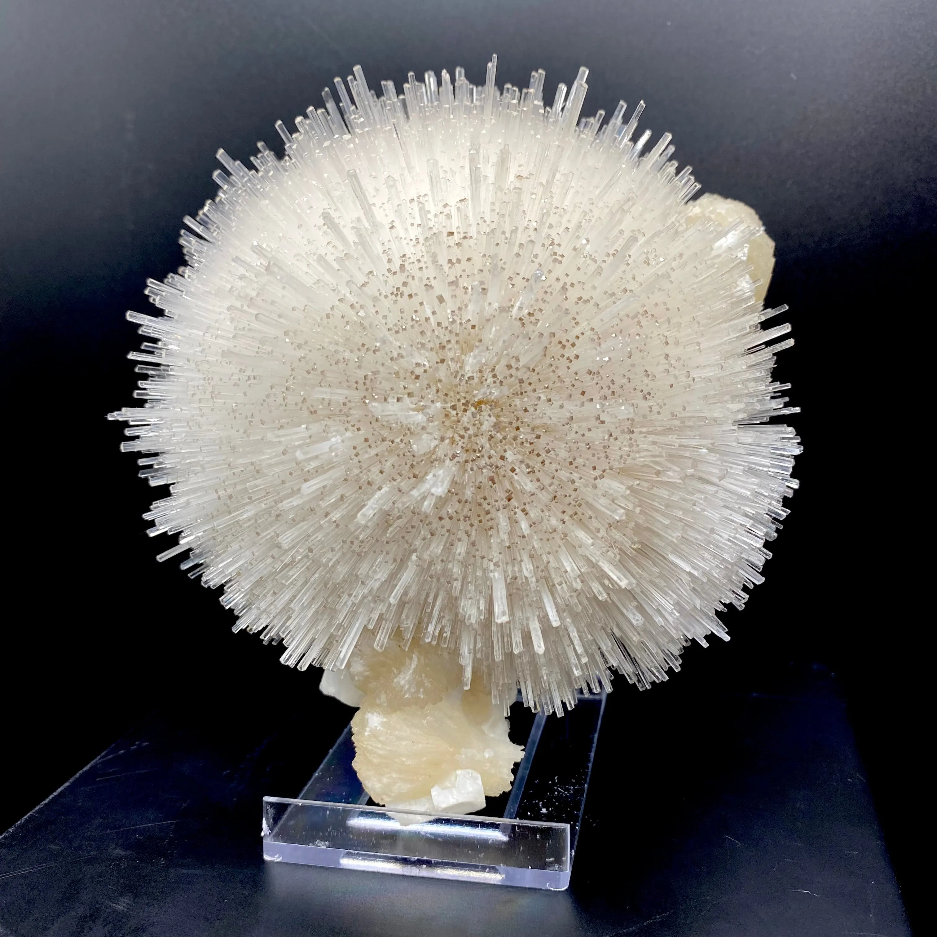Mesolite on Mordenite Natural Mineral Specimen - image 2