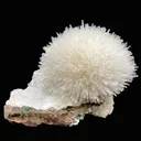 Mesolite on Mordenite Natural Mineral Specimen – Rare White Zeolite Spray from India - image 5