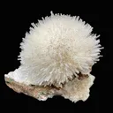 Mesolite on Mordenite Natural Mineral Specimen – Rare White Zeolite Spray from India - image 4