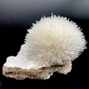 Mesolite on Mordenite Natural Mineral Specimen – Rare White Zeolite Spray from India - image 5