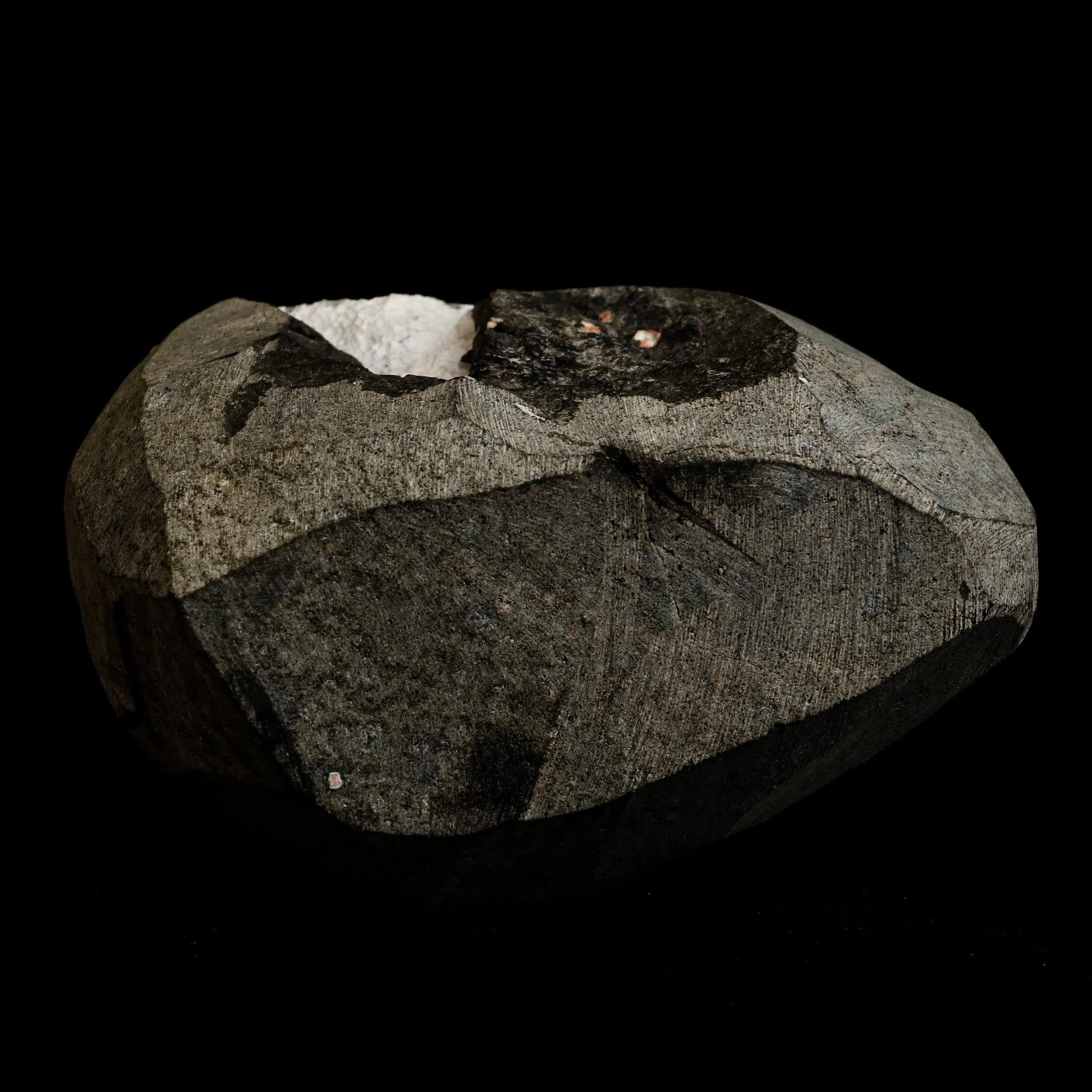 Mesolite Porcupine  Spray inside MM Quartz Geode Natural Mineral Specimen - image 4