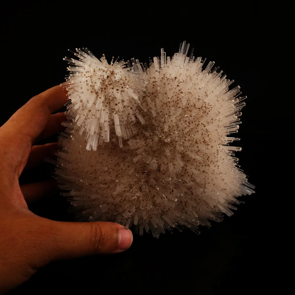 Mesolite Spray Natural Mineral Specimen - image 5