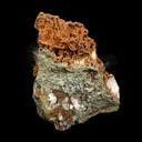 Mesolite spray with Sparkling Brown Chalcedony Natural Mineral Specimen - image 4
