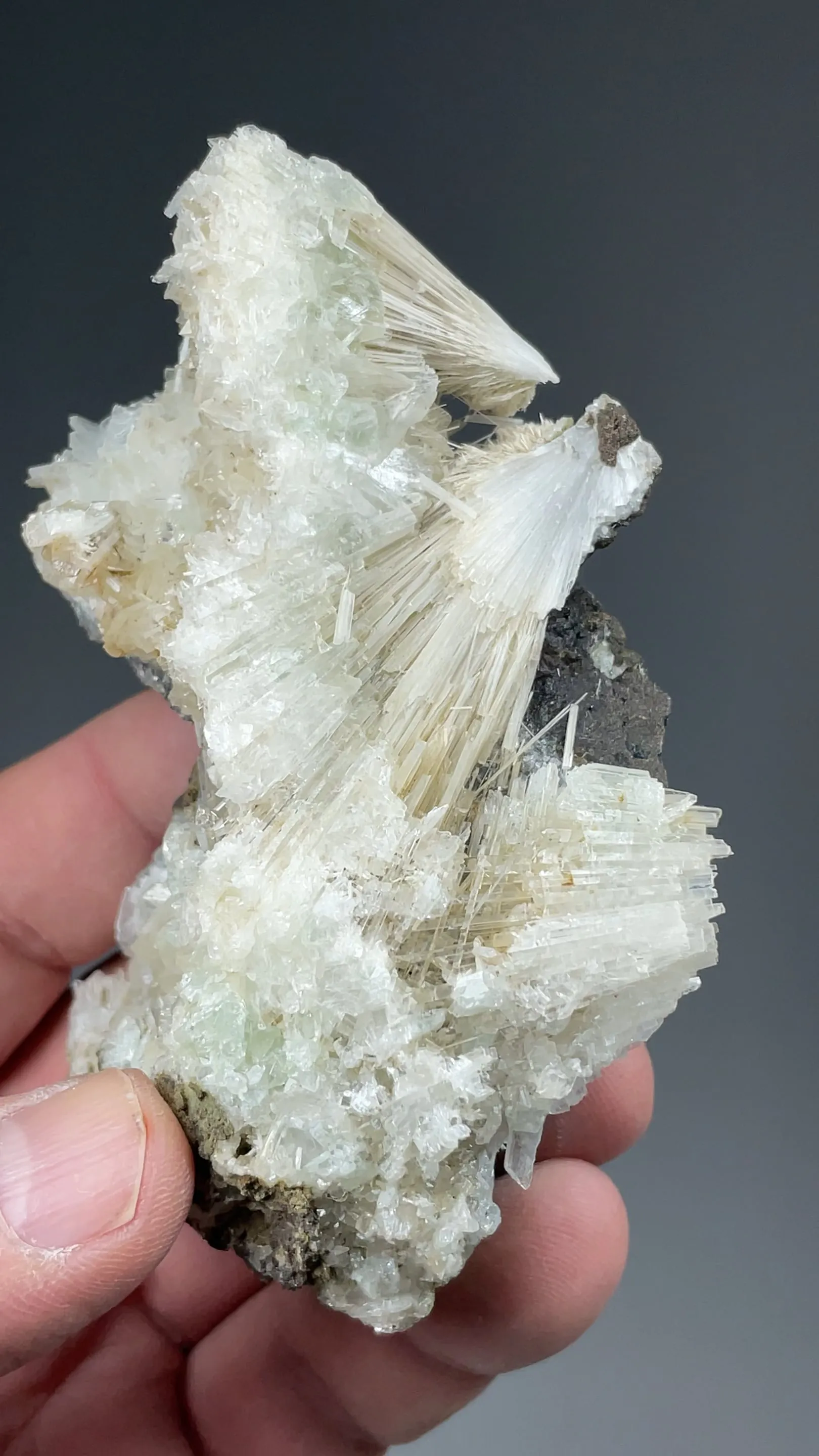 Mesolite with Heulandite, Fluorapophyllite-K - image 2