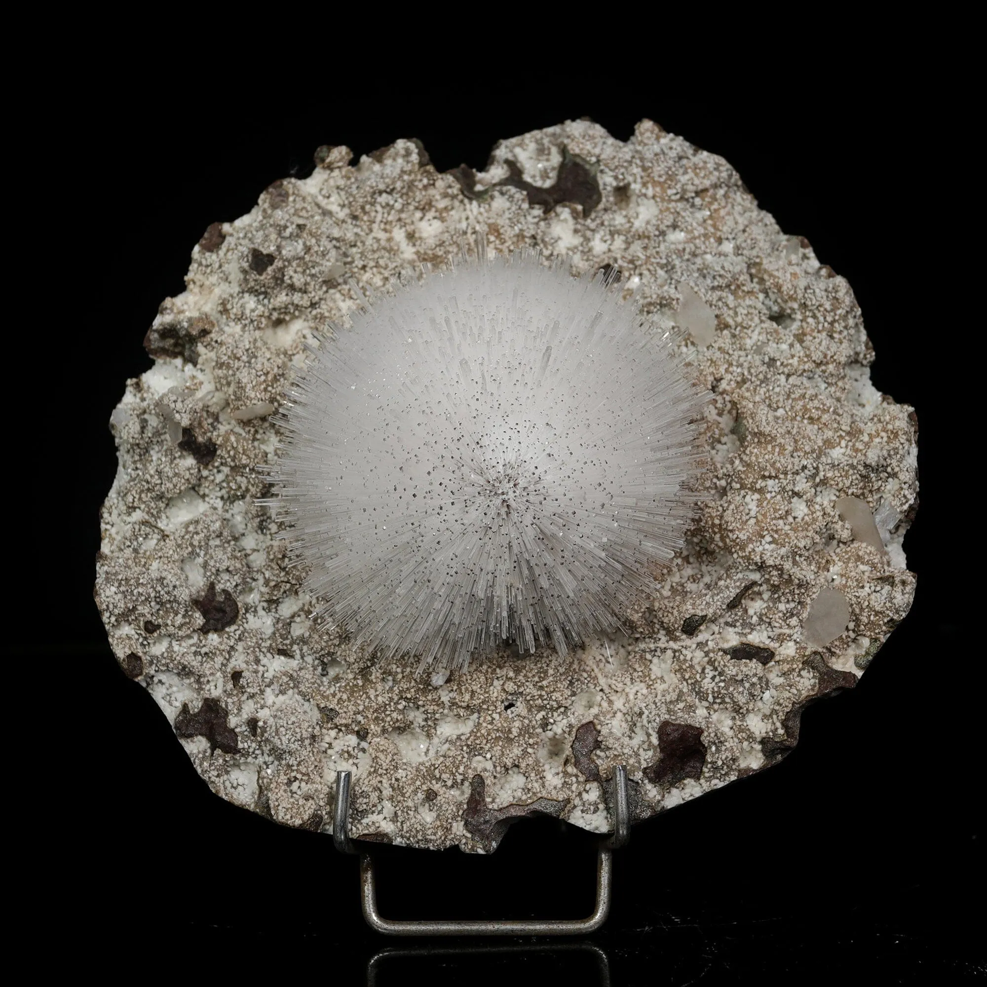 Mesolite with Heulandite Natural Mineral Specimen - image 1