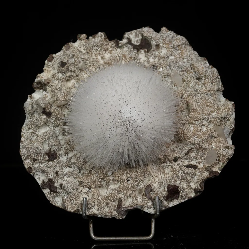 Mesolite with Heulandite Natural Mineral Specimen - image 2