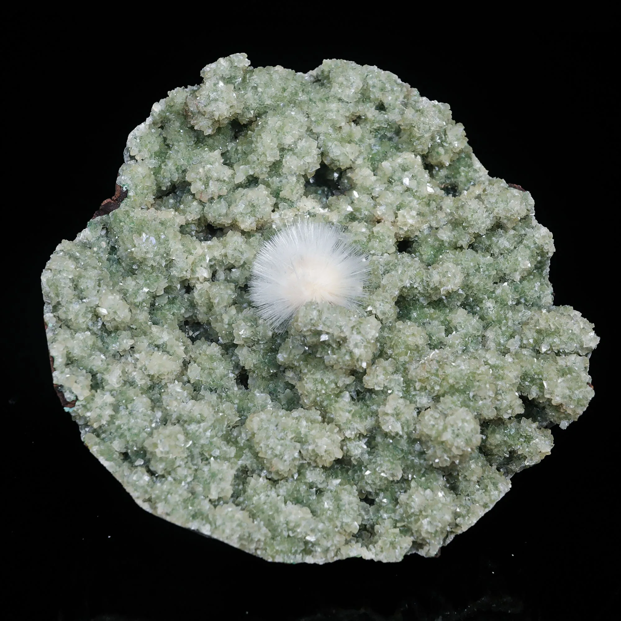Mesolite with Heulandite Natural Mineral Specimen - image 1
