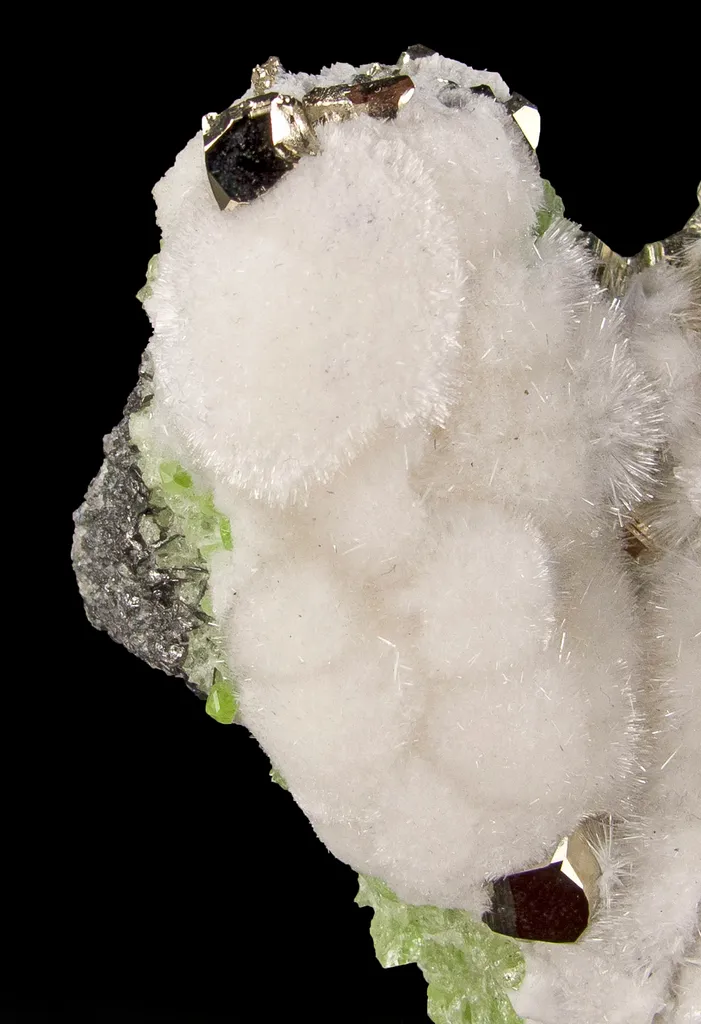 Mesolite With Pyrite - image 3