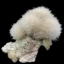 Mesolite with Stilbite on Mordenite - Natural Mineral Specimen - image 5