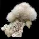 Mesolite with Stilbite on Mordenite - Natural Mineral Specimen - image 2