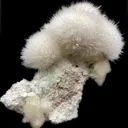 Mesolite with Stilbite on Mordenite - Natural Mineral Specimen - image 4